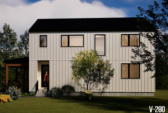 V-280 - Plan de maison &agrave; &eacute;tages &agrave; vendre - Image int&eacute;rieure 1