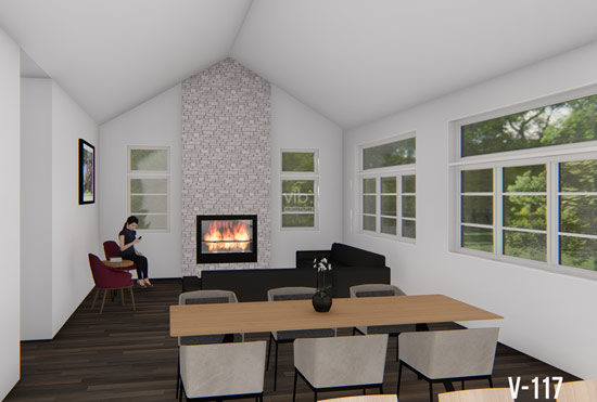 V-117 - Plan de maison plain-pied à vendre - Image intérieure
