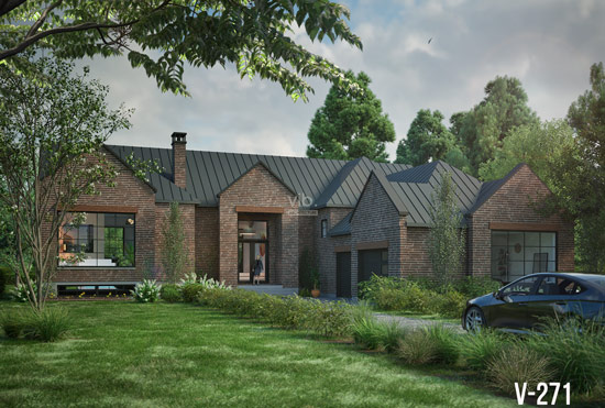 V-271 - Plan de maison plain-pied à vendre - Image intérieure 1