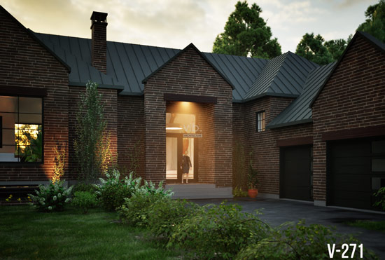 V-271 - Plan de maison plain-pied à vendre - Image intérieure 2