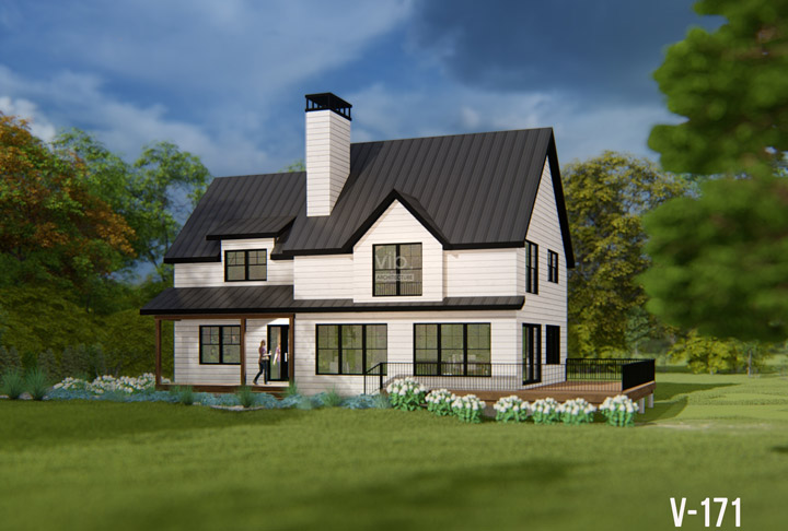 Plan de maison &agrave; &eacute;tages &agrave; vendre - Mod&egrave;le V-171