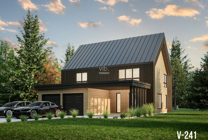 Plan de maison &agrave; &eacute;tages &agrave; vendre - Mod&egrave;le V-241