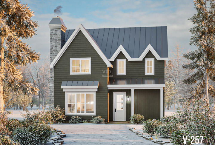 Plan de maison &agrave; &eacute;tages &agrave; vendre - Mod&egrave;le V-257