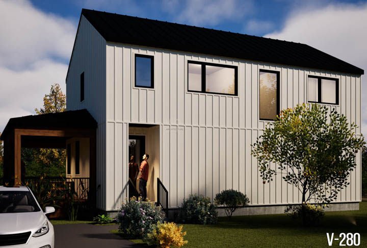 Plan de maison &agrave; &eacute;tages &agrave; vendre - Mod&egrave;le V-280