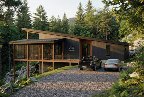 Maison B+B - Plan de maison plain-pied à vendre - Image intérieure