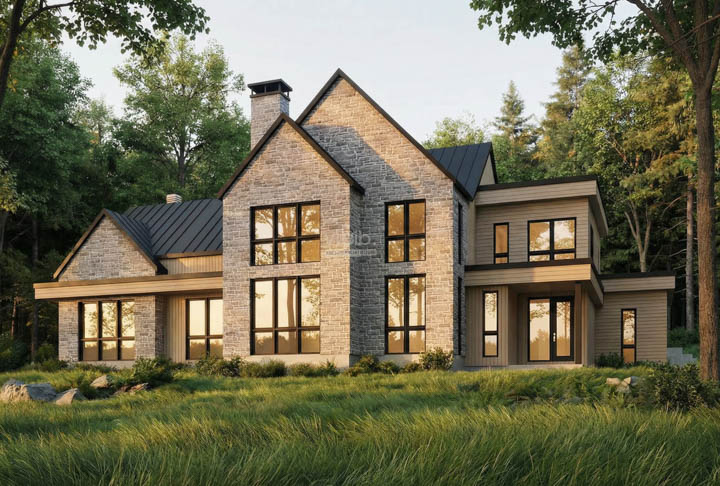 Plan de maison &agrave; &eacute;tages &agrave; vendre - Mod&egrave;le Maison M+M