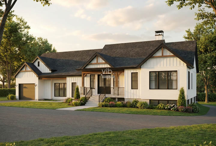 Plan de maison interg&eacute;n&eacute;ration &agrave; vendre - Mod&egrave;le Maison J+P